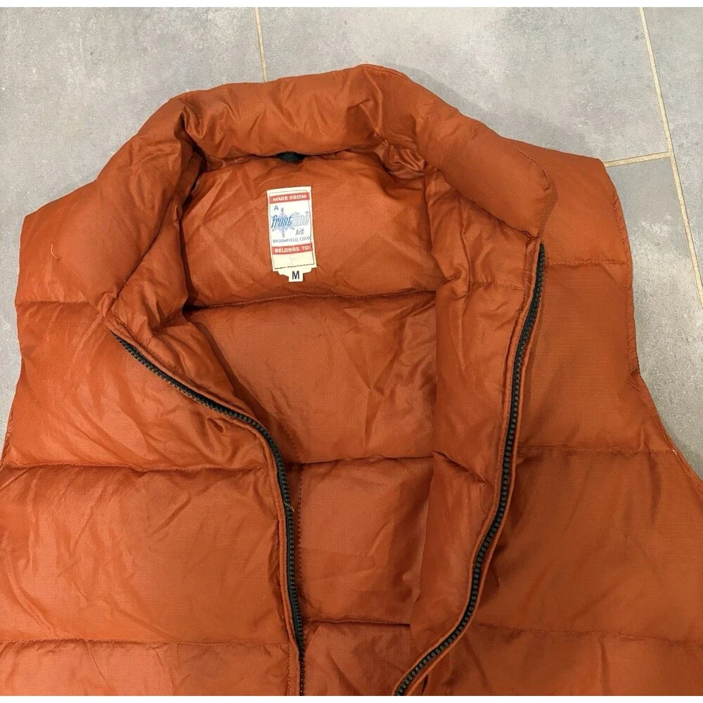 Vintage 1970’s Men’s Puffer Vest Down Insulated Frost Line Kit Colorado USA VTG